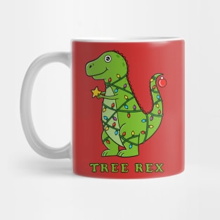 Dinosaur Christmas Mug